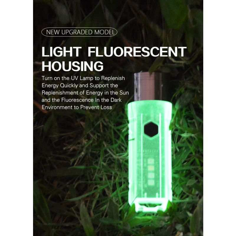 GT13 TIKI Mini luz llavero USB recargable 1000 lúmenes portátil ligera para exploración y aventura 62g