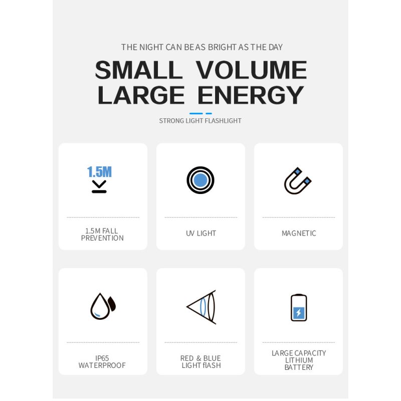 GT13 TIKI Mini luz llavero USB recargable 1000 lúmenes portátil ligera para exploración y aventura 62g