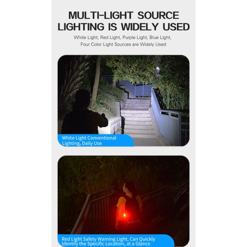 GT13 TIKI Mini luz llavero USB recargable 1000 lúmenes portátil ligera para exploración y aventura 62g