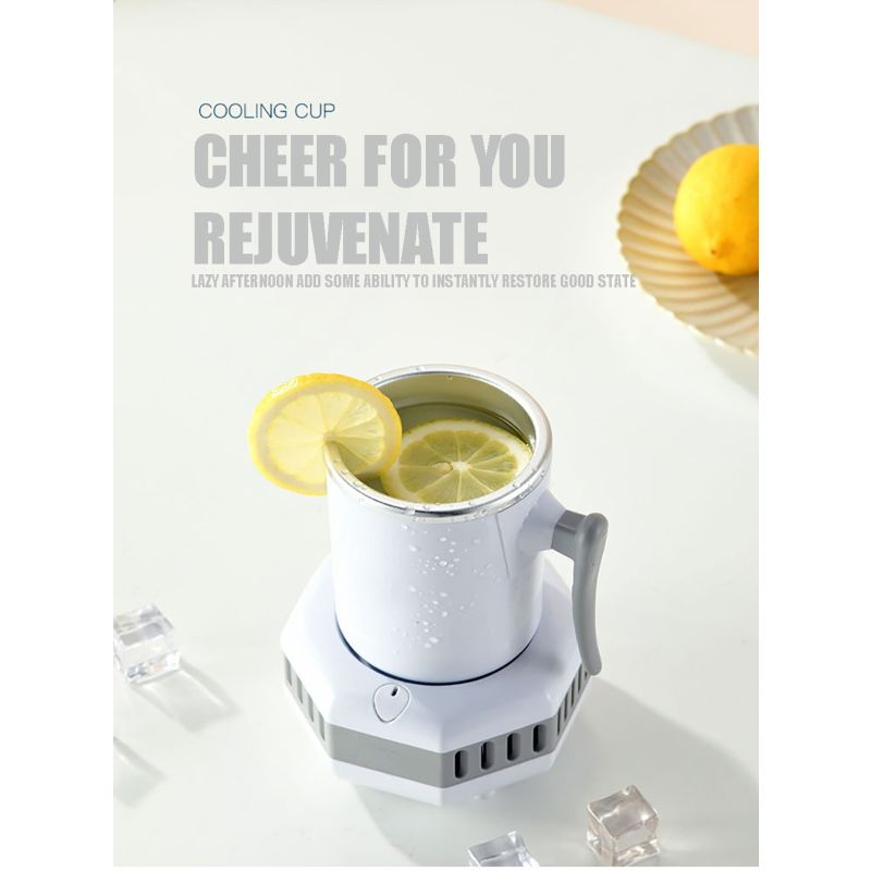 Refrigerador portátil rápida reducción de temperatura ideal para bebidas heladas electrodoméstico moderno eficiente