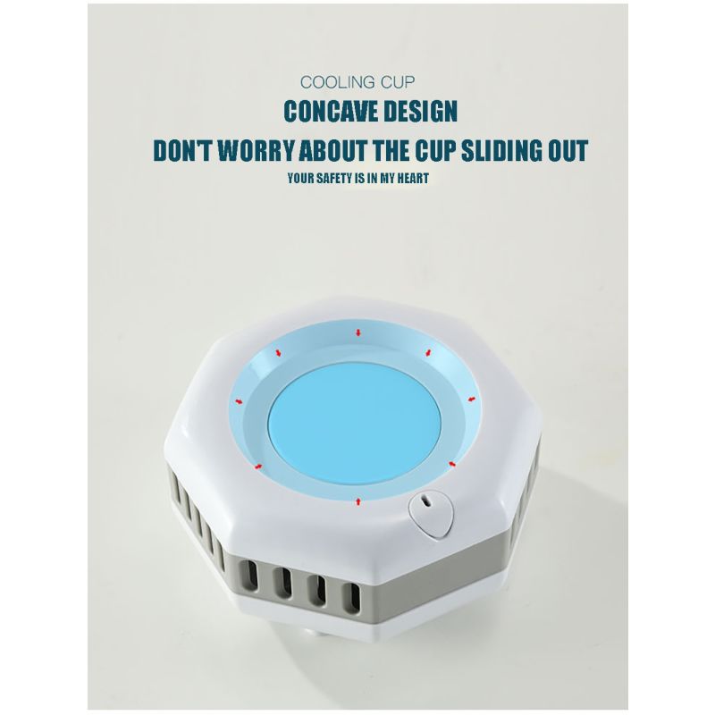 Refrigerador portátil rápida reducción de temperatura ideal para bebidas heladas electrodoméstico moderno eficiente