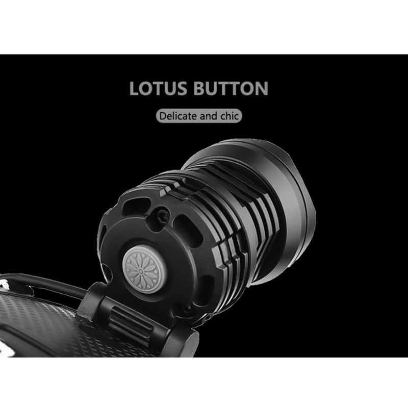 Lámpara de Cabeza LED 8000LM Faro Recargable USB Modos Ajustables Impermeable Ideal para Iluminación Exterior