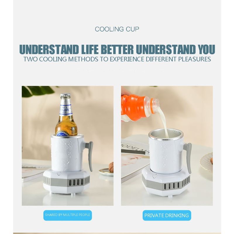 Refrigerador portátil rápida reducción de temperatura ideal para bebidas heladas electrodoméstico moderno eficiente