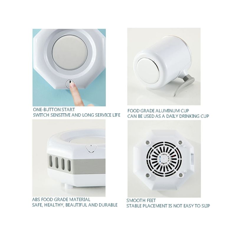 Refrigerador portátil rápida reducción de temperatura ideal para bebidas heladas electrodoméstico moderno eficiente