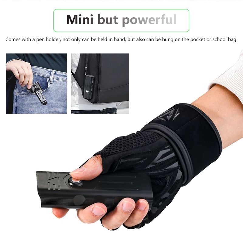 Luz delantera bicicleta TK5 5000 lúmenes USB recargable, impermeable alta visibilidad conducción nocturna