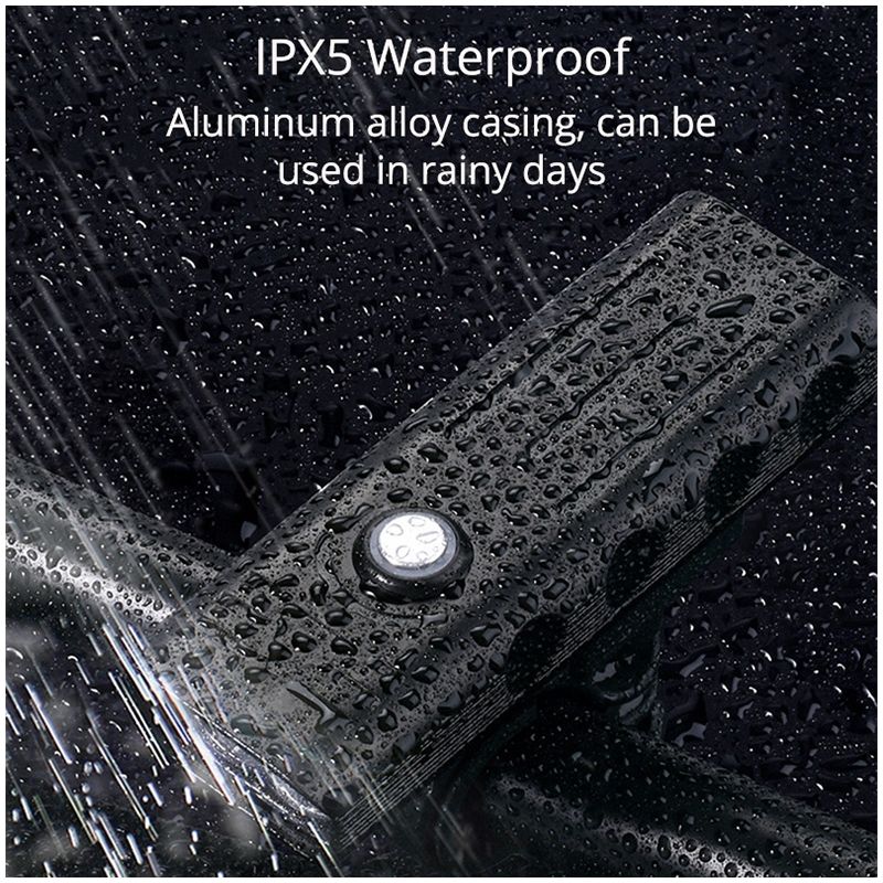 Luz delantera bicicleta TK5 5000 lúmenes USB recargable, impermeable alta visibilidad conducción nocturna