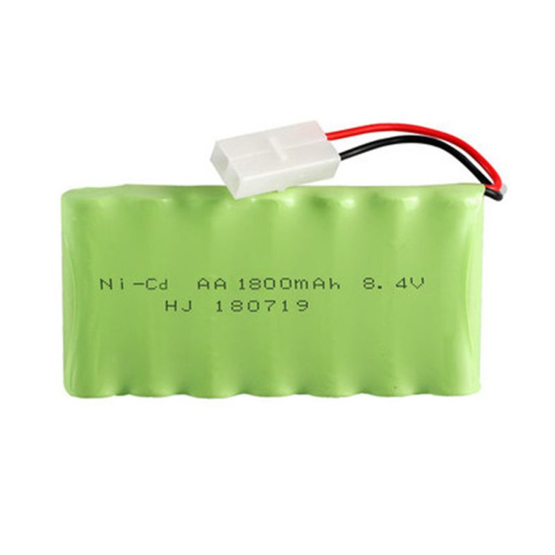 Batería Recargable Ni-MH AA 8.4V 1800mAh Alta Capacidad para RC | Larga Duración y Potente