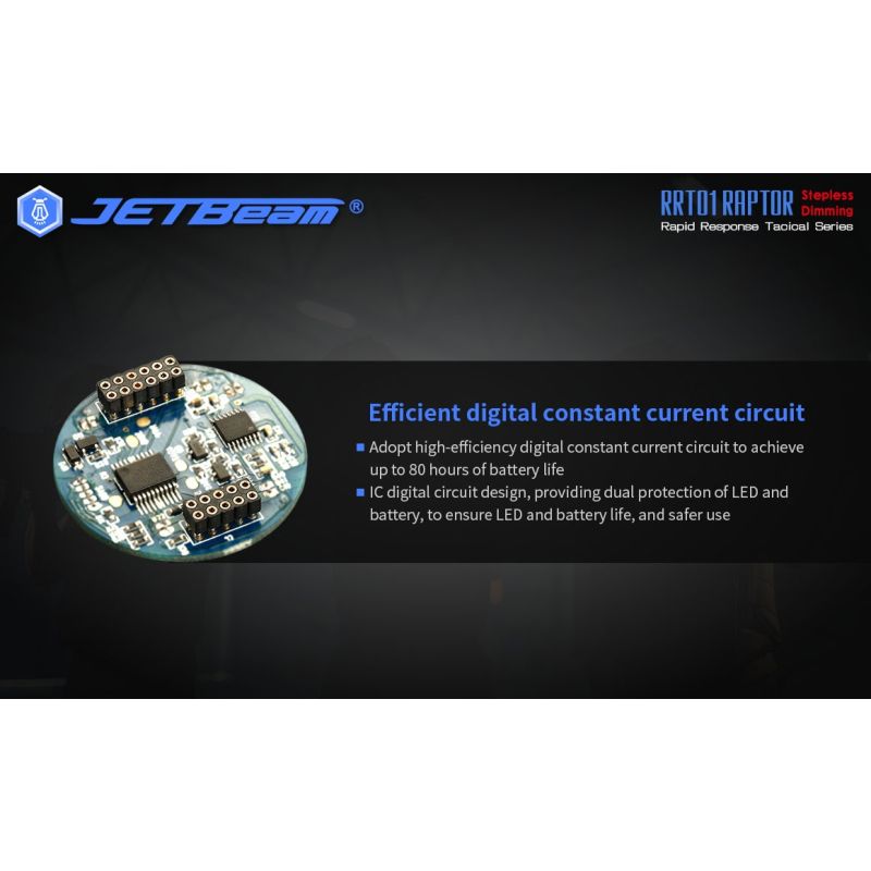 JETBeam JET-RRT01 con XP-L linterna EDC compacta 950 lúmenes ideal para senderismo y uso diario larga duración