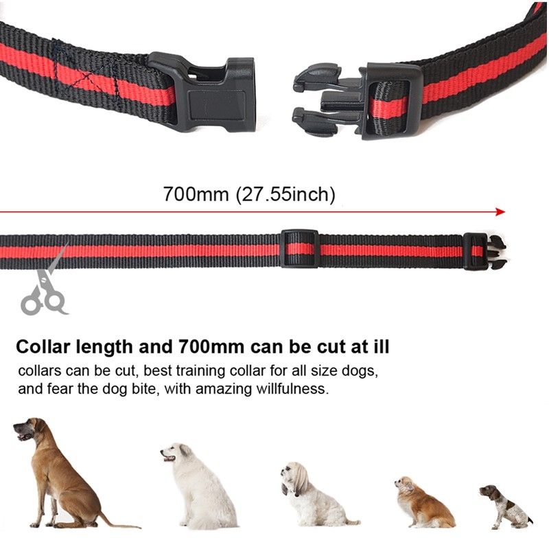 Collar impermeable recargable con beep y vibración niveles ajustables herramienta de entrenamiento para perros