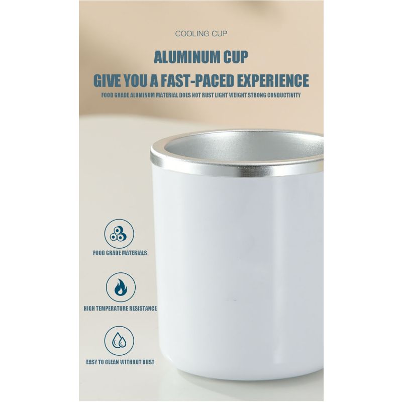 Refrigerador portátil rápida reducción de temperatura ideal para bebidas heladas electrodoméstico moderno eficiente