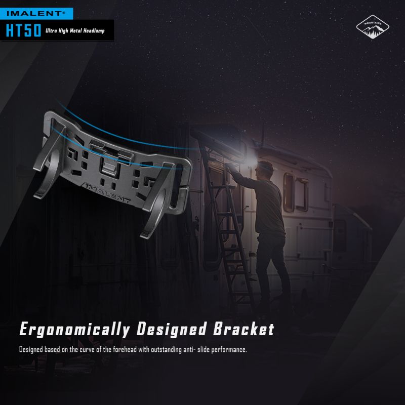 Descubre la IMALENT HT50 linterna potente con fuentes de luz duales ideal para iluminación exterior y camping