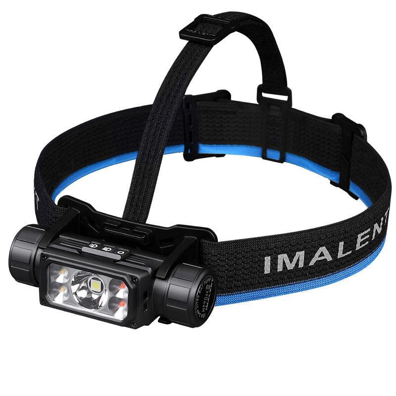 Linterna frontal IMALENT HT70 3500 lúmenes triple fuente de luz LED XHP50.3 ALTO recargable ideal para aventura
