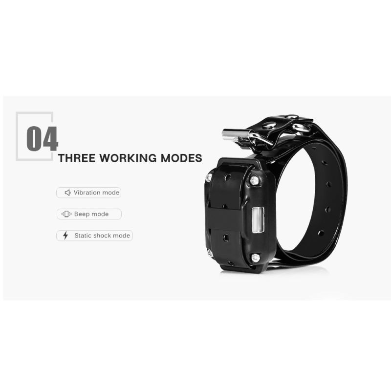 Collar de Entrenamiento Eléctrico 800m Recargable Impermeable con Pantalla LCD y Modos Ajustables para Perros