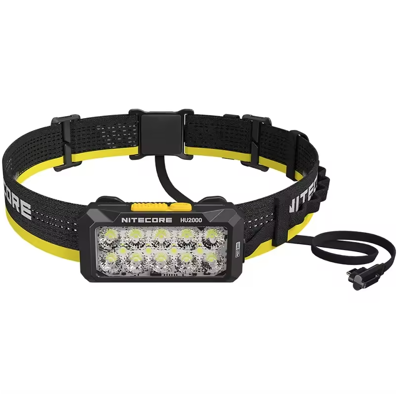 Linterna LED NITECORE HU2000 2000 lúmenes linterna frontal recargable USB-C ideal para exteriores y camping