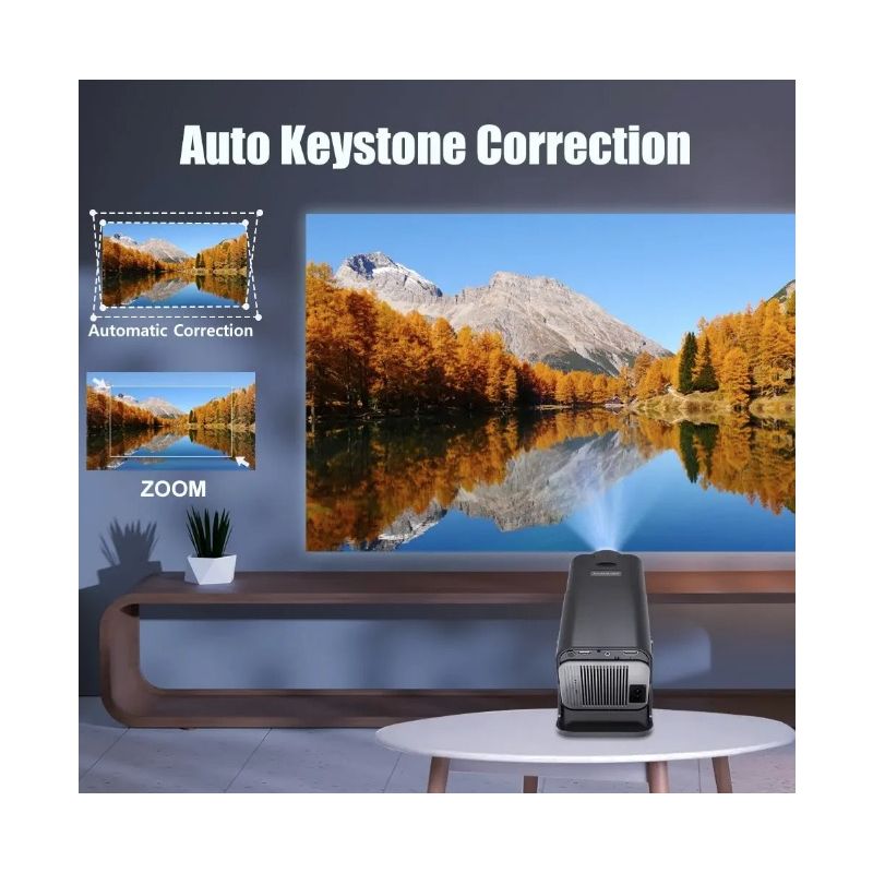 Nuevo Proyector HY320 Resolución Nativa 4K 1080P 390 ANSI Lúmenes Android 11 Dual Wifi6 Bluetooth 5.0 Portátil