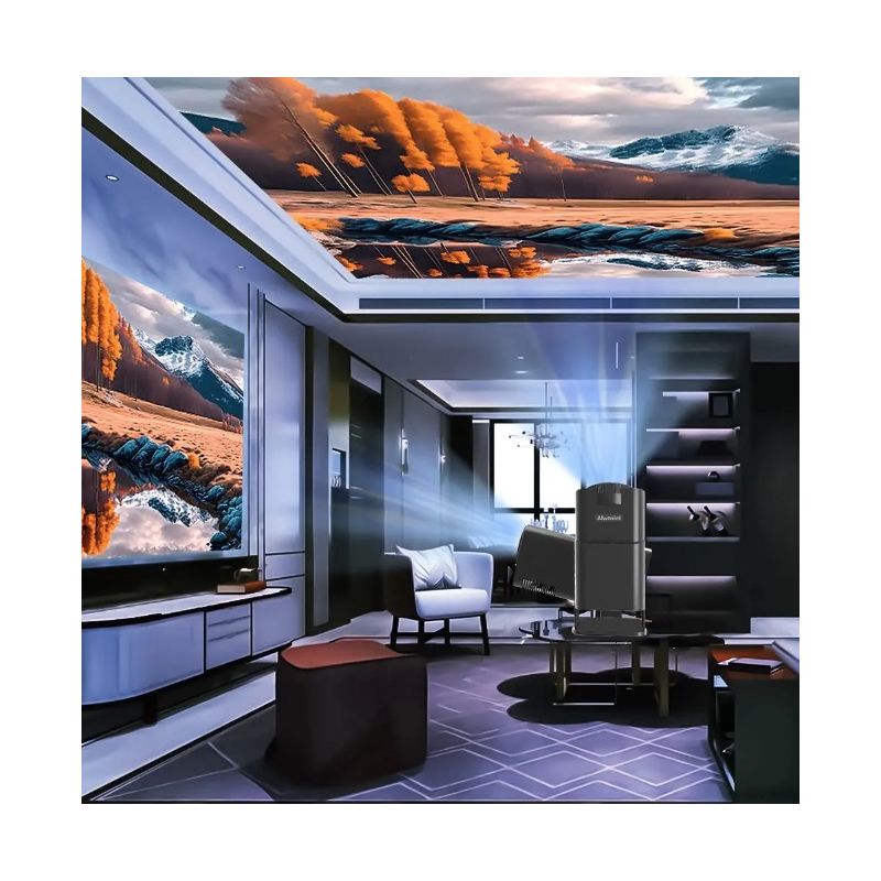 Nuevo Proyector HY320 Resolución Nativa 4K 1080P 390 ANSI Lúmenes Android 11 Dual Wifi6 Bluetooth 5.0 Portátil