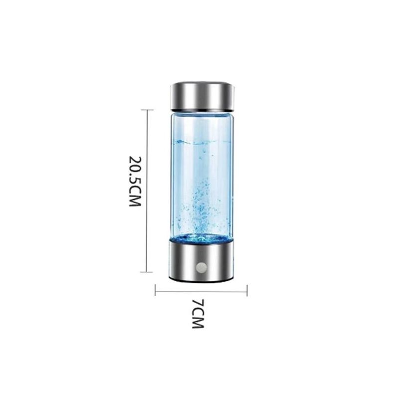 Generador de Hidrógeno Portátil Taza de Agua 420ml Agua Rica en Hidrógeno Para Salud Celular y Bienestar