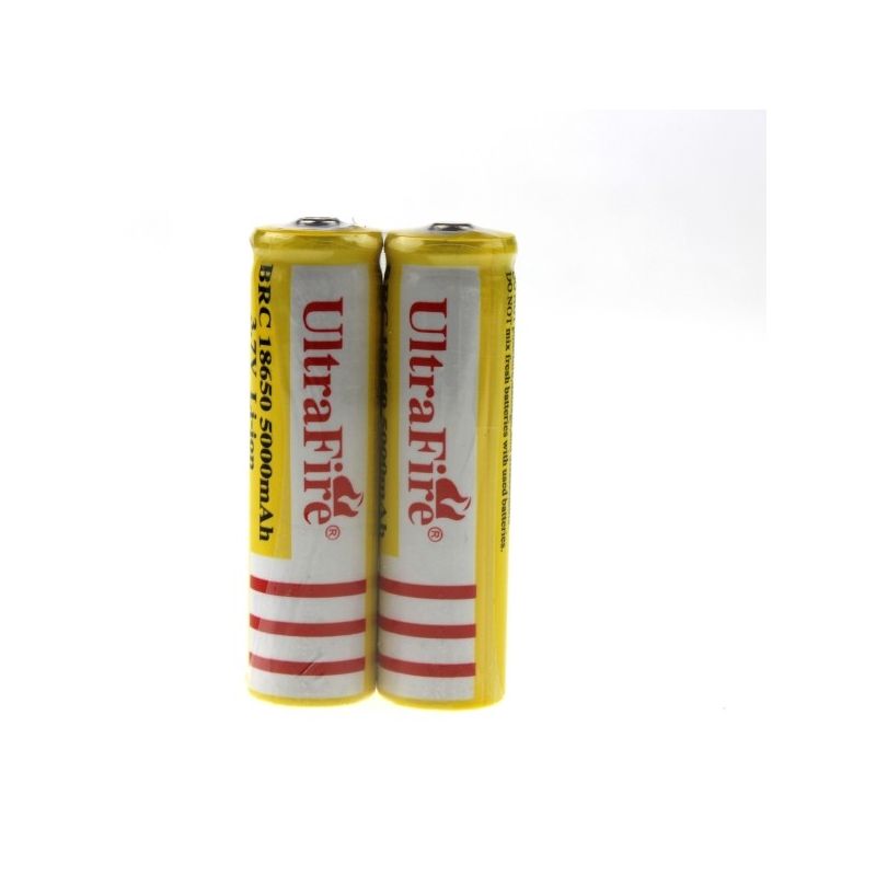 UltraFire BRC 18650 5000mAh batería recargable de iones de litio para entusiastas al aire libre y fotografía eco-amigable