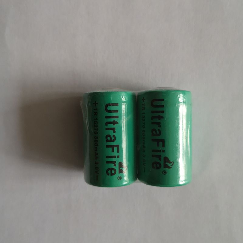 Batería Recargable UltraFire TR 15270 800mAh 3.0V Eficiencia Energética para Dispositivos Electrónicos