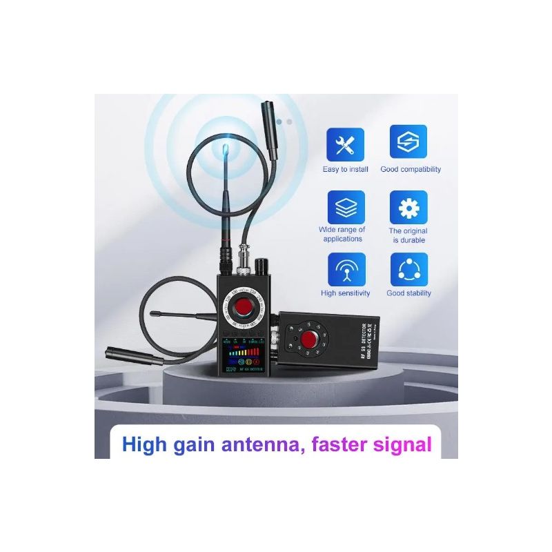 Descubre el K19 detector RF mini portátil protección de privacidad diseño compacto para seguridad personal