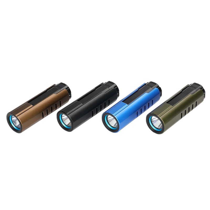 Descubre IMALENT LD70 linterna LED 4000 lúmenes para aventureros con pantalla OLED integrada y diseño compacto