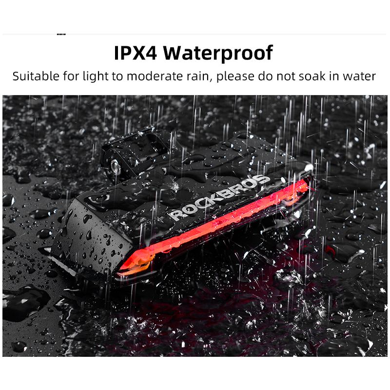 Luz de bicicleta ROCKBROS LKWD-R1 LED inteligente señal de giro MTB carretera control remoto inalámbrico