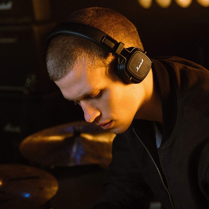 Auriculares Major III Bluetooth MARSHALL Diseño Plegable Graves Profundos con Micrófono Ideal para Deporte