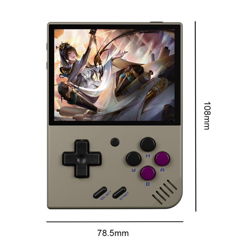 MIYOO Mini Plus Consola de Juegos Portátil Retro Pantalla IPS 3.5 Pulgadas Videojuegos Clásicos en Movimiento