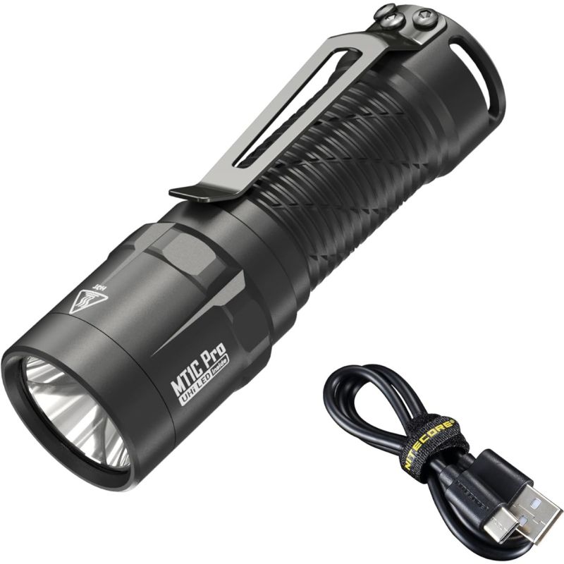 Linterna EDC Nitecore MT1C Pro 1000 lúmenes compacta y durable para exteriores y senderismo 360m de alcance