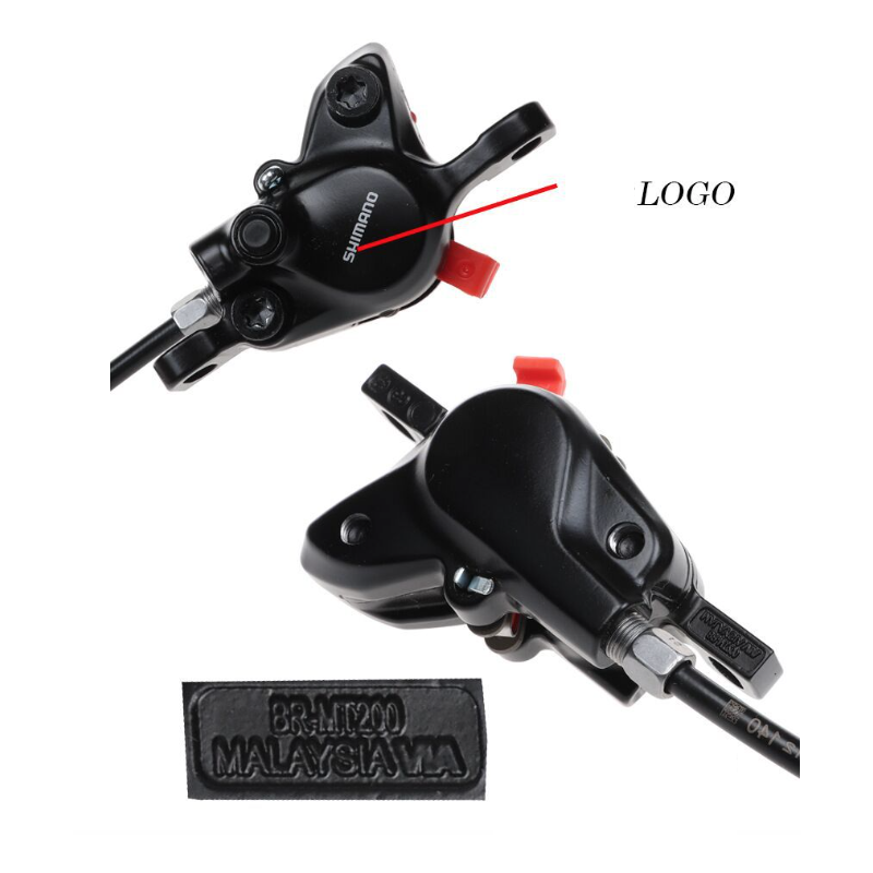 Shimano MT200 Freno MTB E-bike freno disco hidráulico potente control en senderos eficiencia avanzada negro