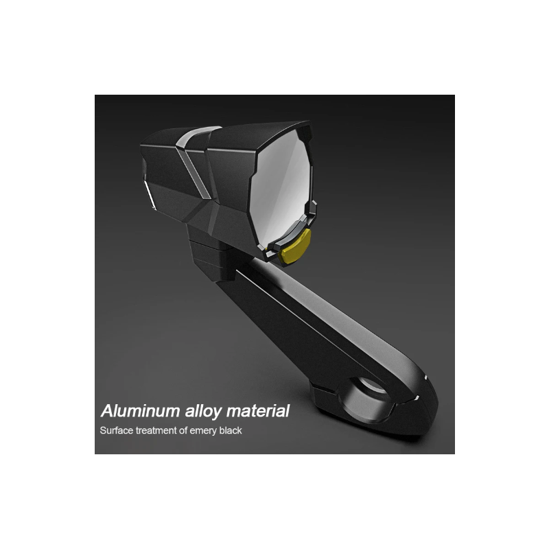 Faro CarryBright CB800 espejo retrovisor ciclismo innovador seguridad visibilidad aleación de aluminio ciclistas