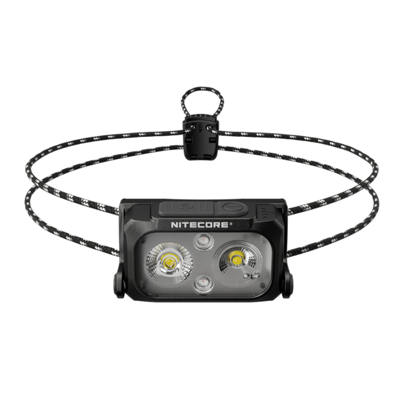 NITECORE NU25 UL linterna frontal LED recargable 400 lúmenes con carga USB-C diseño compacto para aventureros