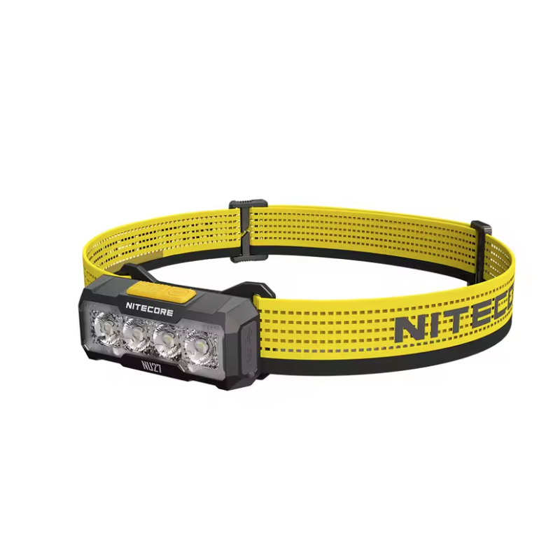 Linterna Frontal Recargable LED 600 Lúmenes NITECORE NU27 con Tecnología MCT Ideal para Aventuras al Aire Libre