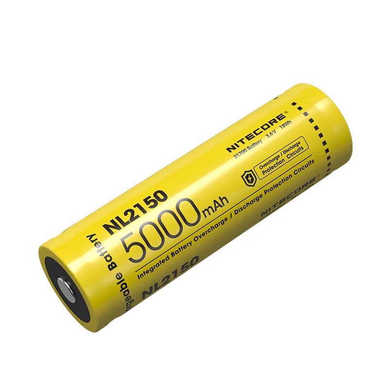 Batería recargable NITECORE NL2150 5000mAh 3.6V ligera de alto rendimiento ideal para linternas y dispositivos