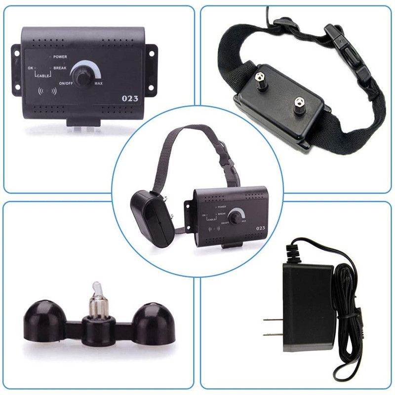 Valla Eléctrica para Mascotas Cerca Invisible para Perros con Rango Ajustable y Entrenamiento Canino Seguro