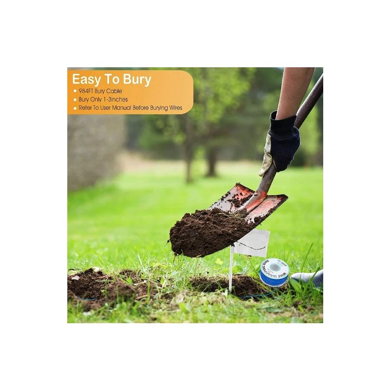 Valla Eléctrica para Mascotas Cerca Invisible para Perros con Rango Ajustable y Entrenamiento Canino Seguro