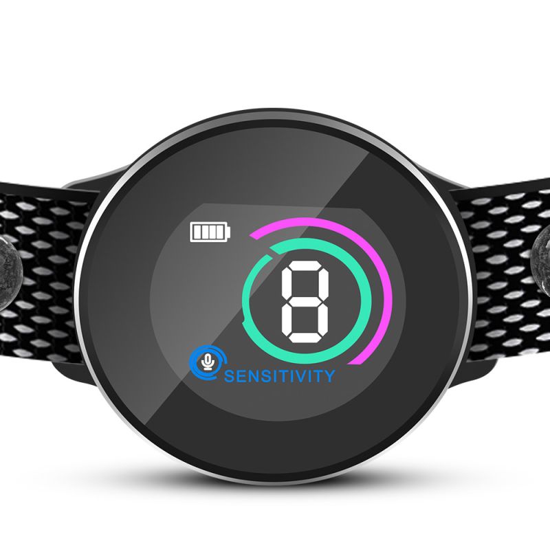 Entrenador de Tapón de Pantalla a Color con Chip de Reconocimiento de Ladridos y Gestión Inteligente de Energía