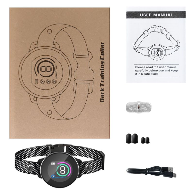 Entrenador de Tapón de Pantalla a Color con Chip de Reconocimiento de Ladridos y Gestión Inteligente de Energía