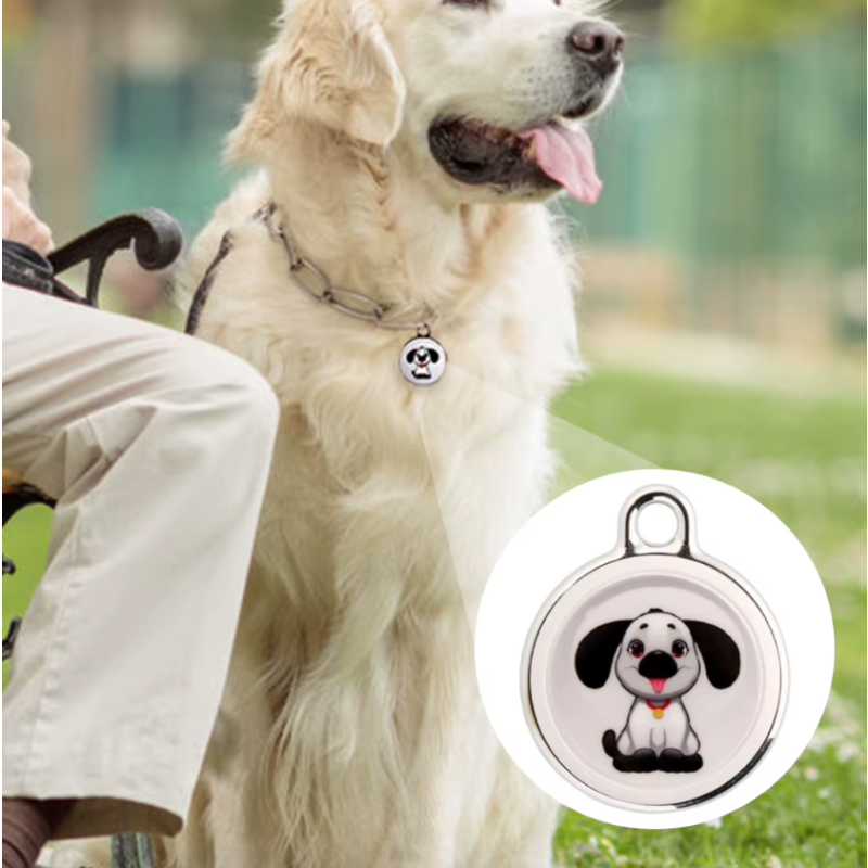 Collar para perros Airtag Rastreador GPS para perros Ubicación en tiempo real Seguridad para amigos peludos