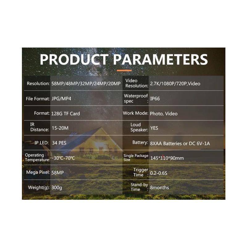 Cámara de rastreo PR700 con visión nocturna infrarroja y detección de movimiento para monitoreo confiable