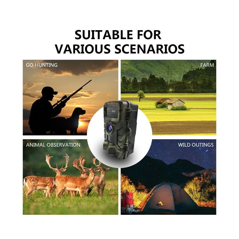 Cámara de rastreo PR700 con visión nocturna infrarroja y detección de movimiento para monitoreo confiable