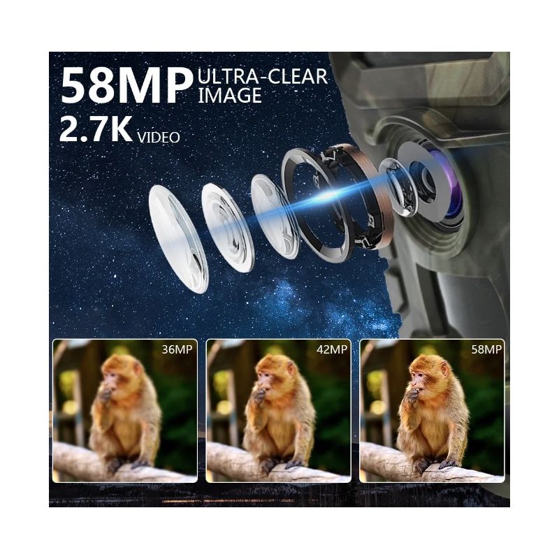 Cámara de rastreo PR700 con visión nocturna infrarroja y detección de movimiento para monitoreo confiable