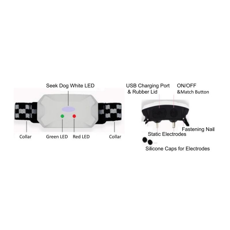 Nuevo Collar de Entrenamiento para Perros 2021 Recargable con Control Remoto Modos Beep Vibración y Choque Impermeable