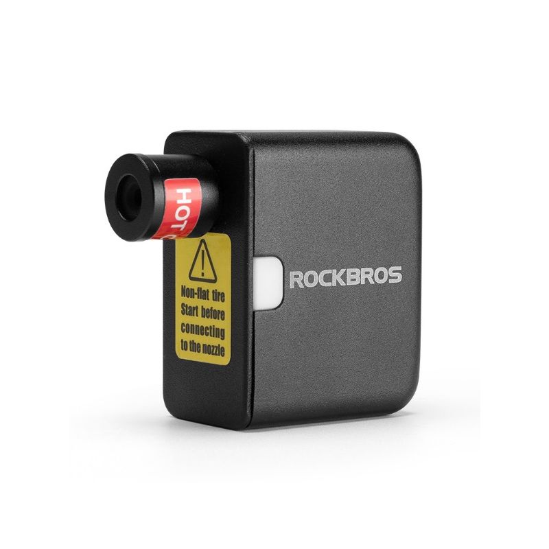 ROCKBROS bomba ligera inflador portátil 100PSI para bicicleta coche motocicleta diseño compacto y recargable