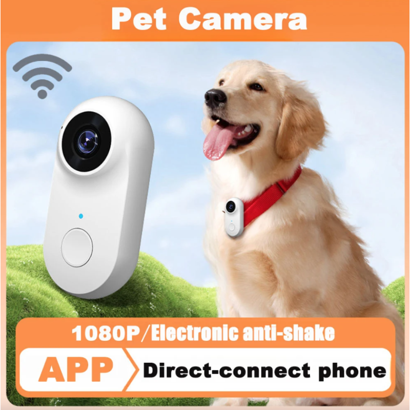 Mini Cámara WiFi HD 1080P Portátil para Deportes|Moto|Mascotas|Grabadora de Video Gran Angular 120°