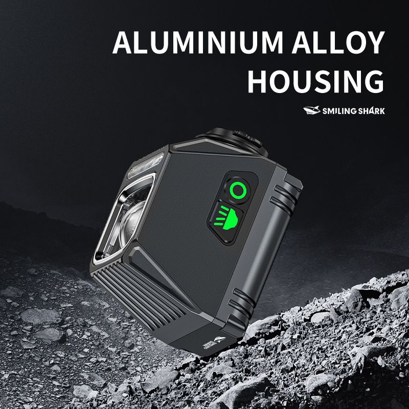 Luces delanteras colgantes SMILING SHARK EVO1700 recargable por USB-C seguridad en ciclismo LED impermeable