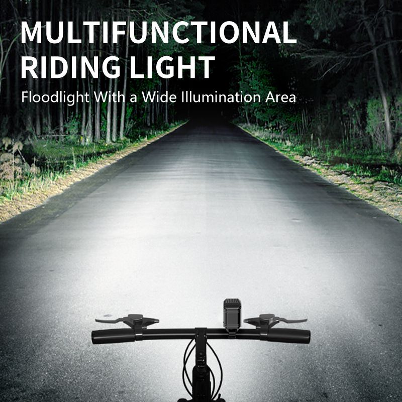 Luces delanteras colgantes SMILING SHARK EVO1700 recargable por USB-C seguridad en ciclismo LED impermeable