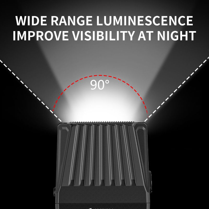 Luces delanteras colgantes SMILING SHARK EVO1700 recargable por USB-C seguridad en ciclismo LED impermeable