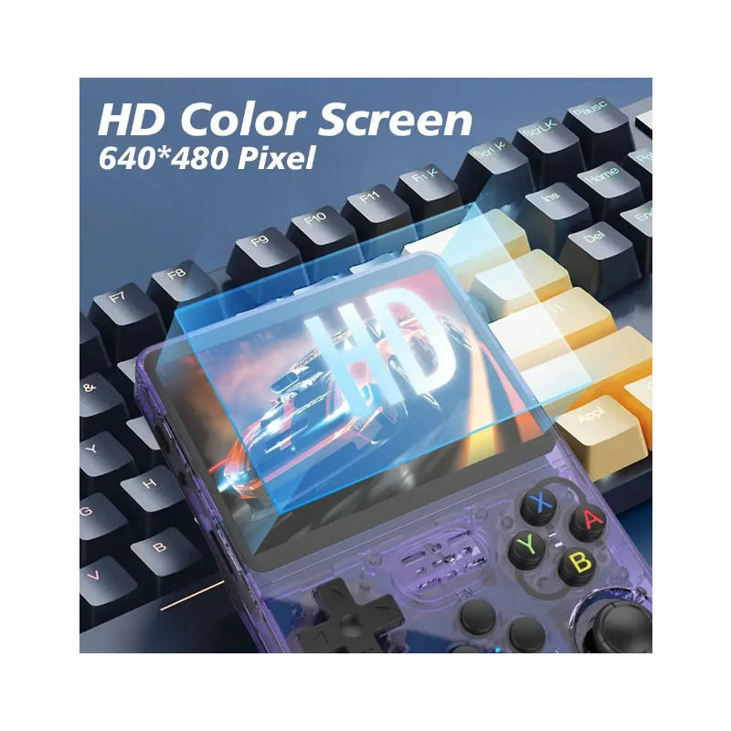Consola R36S Pantalla IPS 3.5 Jugador Portátil 10000 Juegos Clásicos Nostalgia Joystick Alta Precisión