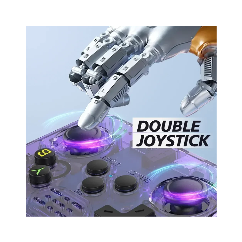 Consola R36S Pantalla IPS 3.5 Jugador Portátil 10000 Juegos Clásicos Nostalgia Joystick Alta Precisión